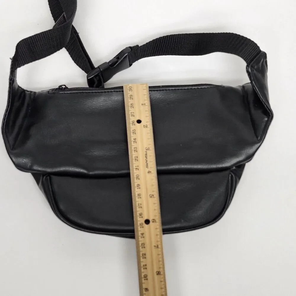 MGM Grand Las Vegas Fanny Pack Black Gold Lion Logo Waist Bag Casino Travel